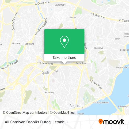 Ali Samiyen Otobüs Durağı map