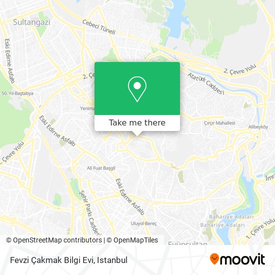 Fevzi Çakmak Bilgi Evi map