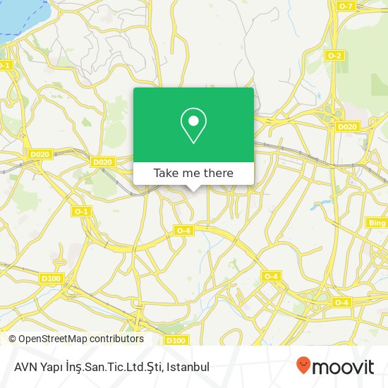 AVN Yapı İnş.San.Tic.Ltd.Şti map