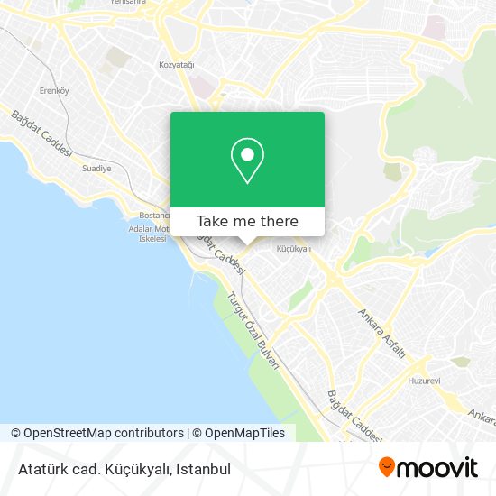 Atatürk cad. Küçükyalı map