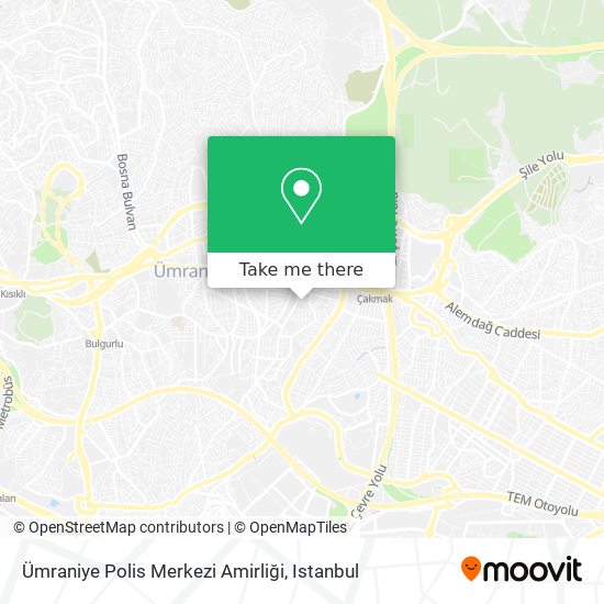 Ümraniye Polis Merkezi Amirliği map