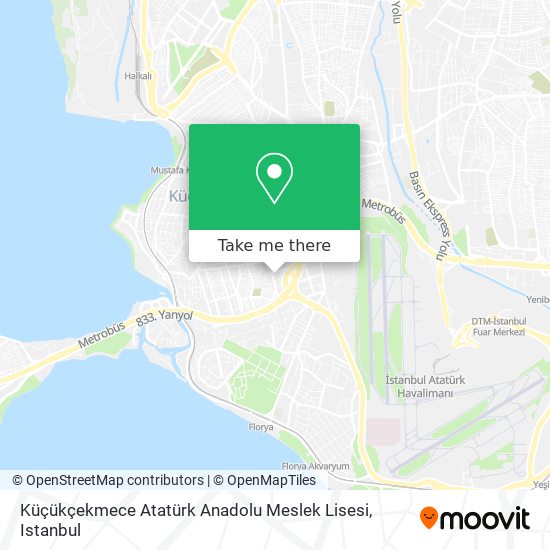 Küçükçekmece Atatürk Anadolu Meslek Lisesi map
