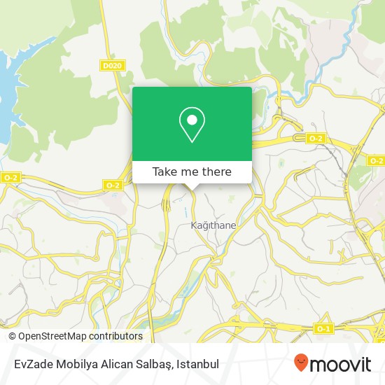 EvZade Mobilya Alican Salbaş map