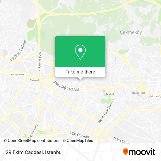 29 Ekim Caddesi map