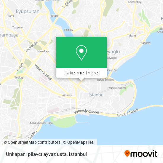 Unkapanı pilavcı ayvaz usta map