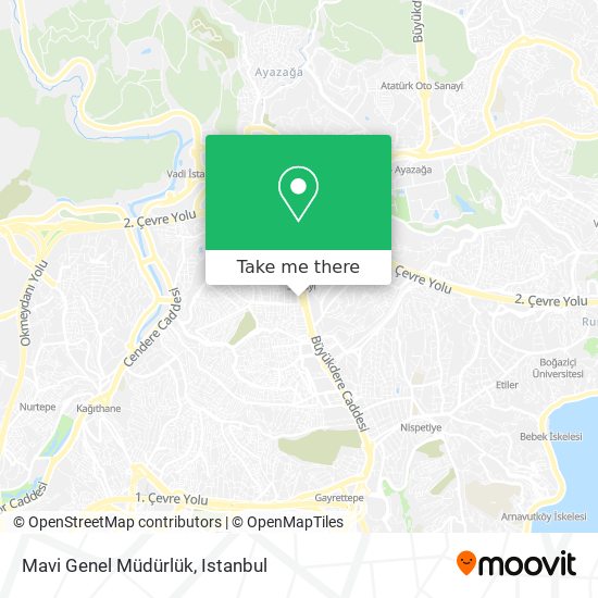 Mavi Genel Müdürlük map