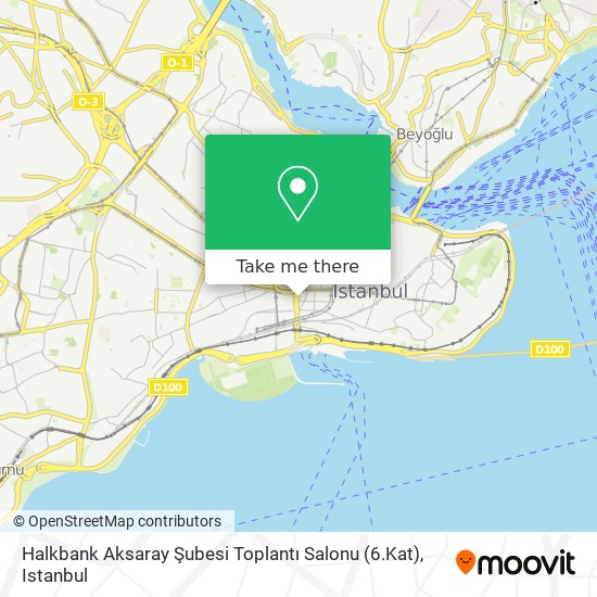 Halkbank Aksaray Şubesi Toplantı Salonu (6.Kat) map