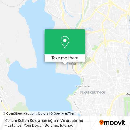 Kanuni Sultan Süleyman eğitim Ve araştırma Hastanesi Yeni Doğan Bölümü map