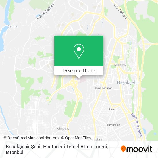 Başakşehir Şehir Hastanesi Temel Atma Töreni map