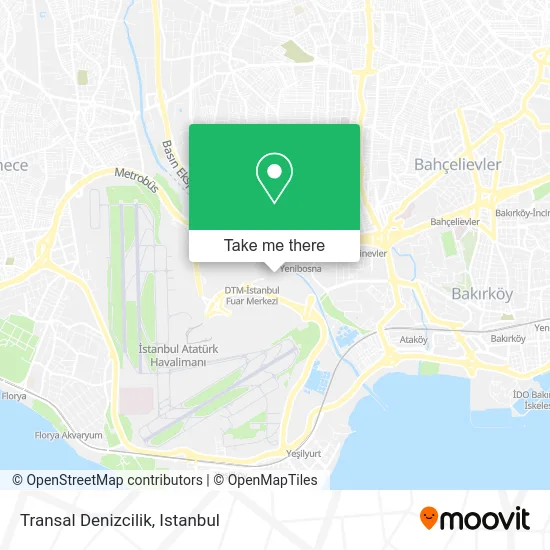 Transal Denizcilik map