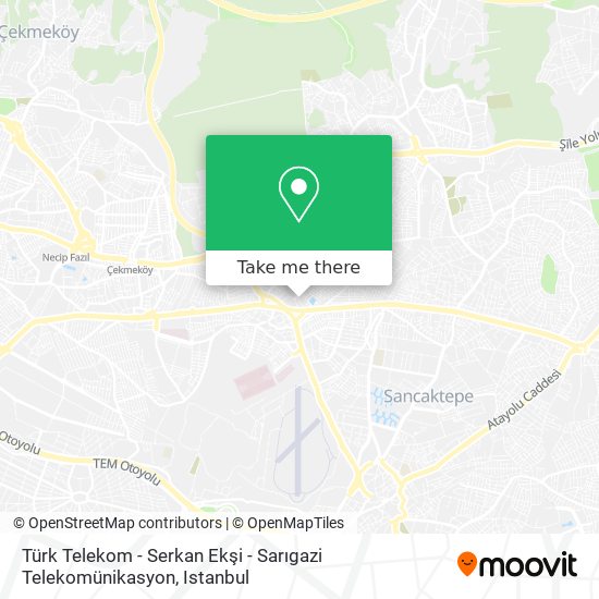Türk Telekom - Serkan Ekşi - Sarıgazi Telekomünikasyon map