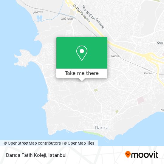 Darıca Fatih Koleji map