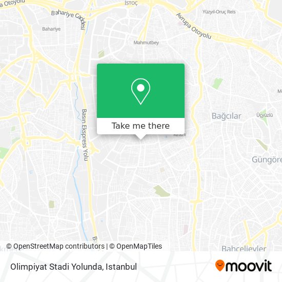 Olimpiyat Stadi Yolunda map