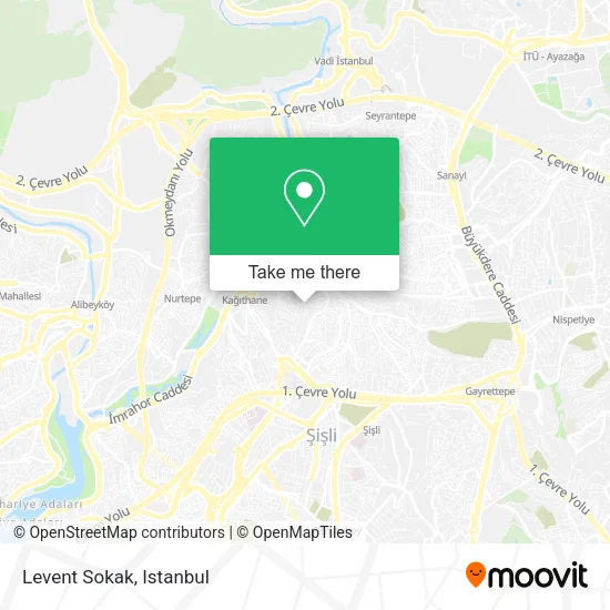 Levent Sokak map