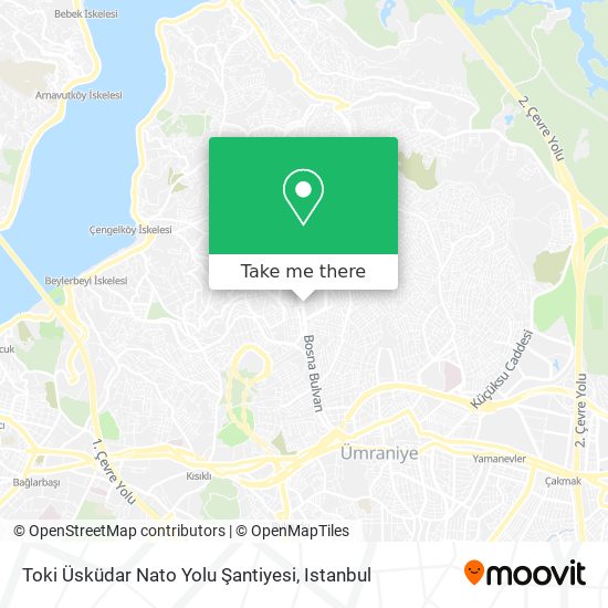 Toki Üsküdar Nato Yolu Şantiyesi map