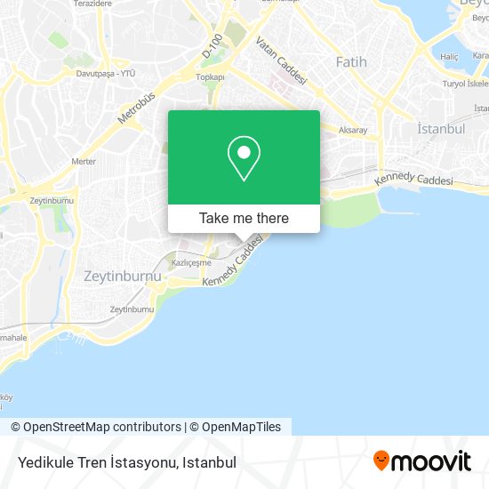 Yedikule Tren İstasyonu map