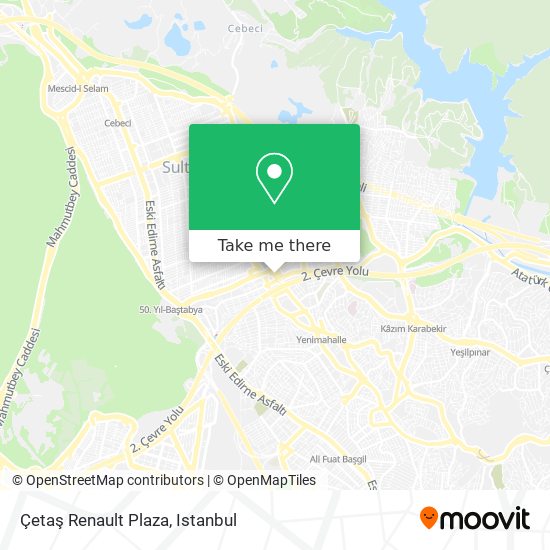 Çetaş Renault Plaza map