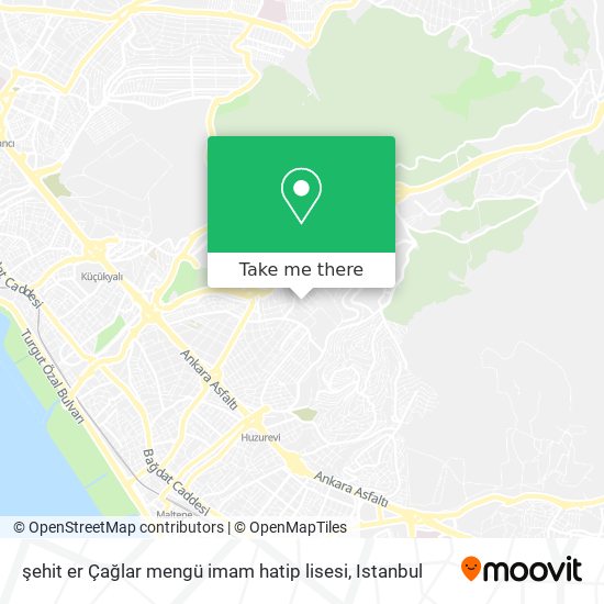 şehit er Çağlar mengü imam hatip lisesi map