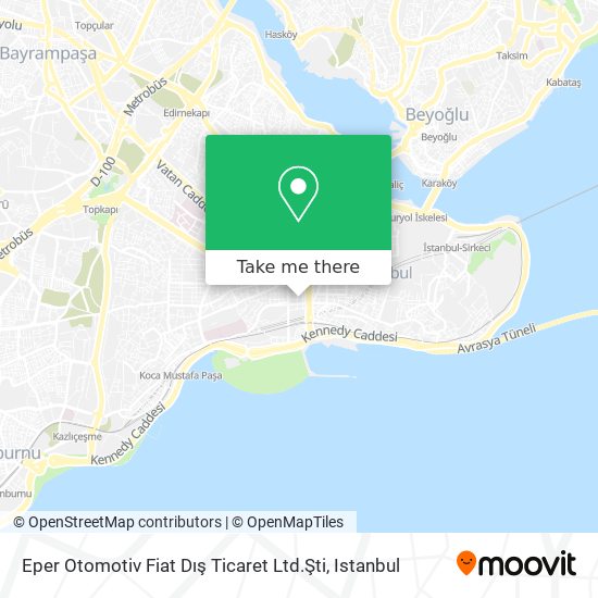 Eper Otomotiv Fiat Dış Ticaret Ltd.Şti map