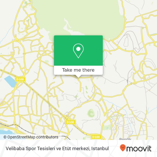 Velibaba Spor Tesisleri ve Etüt merkezi map