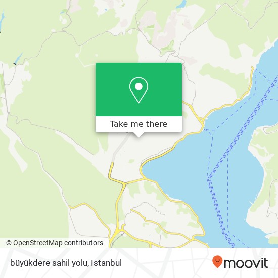 büyükdere sahil yolu map