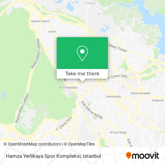 Hamza Yerlikaya Spor Kompleksi map