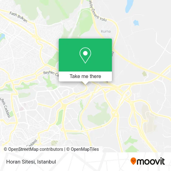 Horan Sitesi map