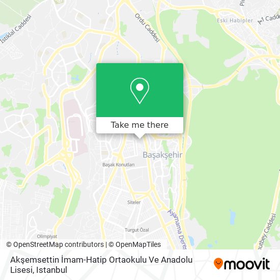 Akşemsettin İmam-Hatip Ortaokulu Ve Anadolu Lisesi map