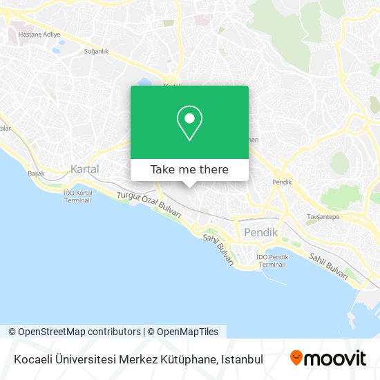 Kocaeli Üniversitesi Merkez Kütüphane map