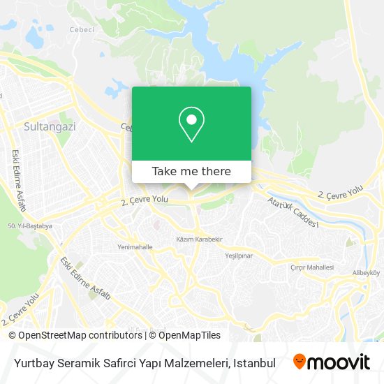Yurtbay Seramik Safirci Yapı Malzemeleri map