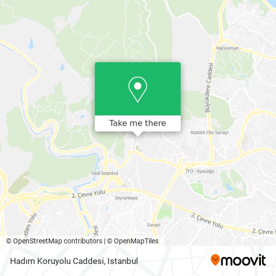 Hadım Koruyolu Caddesi map