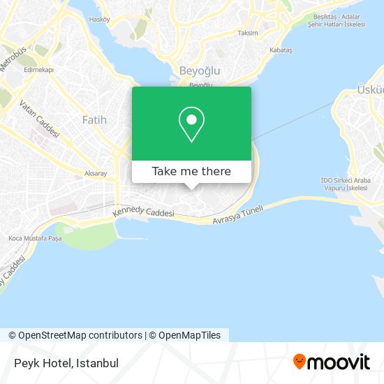 Peyk Hotel map