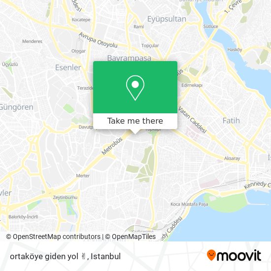 ortaköye giden yol ✌️ map