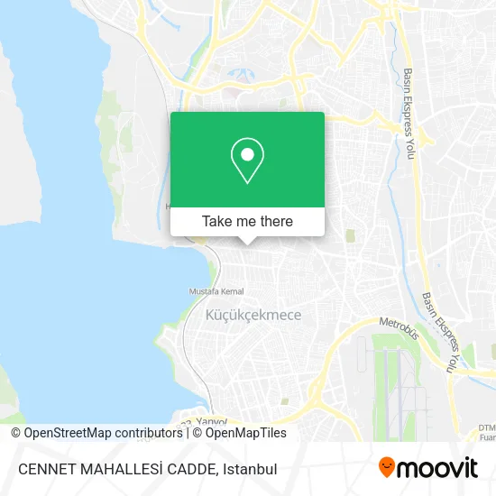 CENNET MAHALLESİ CADDE map