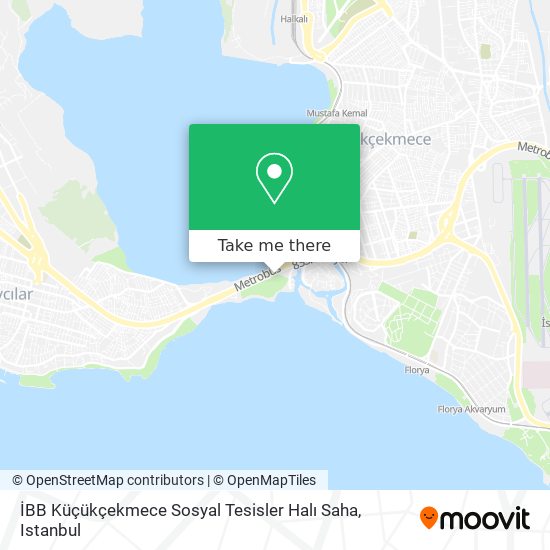 İBB Küçükçekmece Sosyal Tesisler Halı Saha map