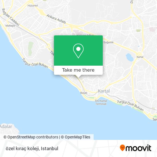 özel kıraç koleji map