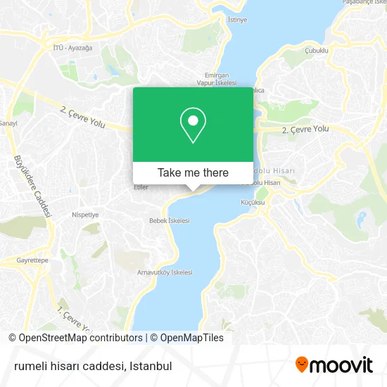 rumeli hisarı caddesi map