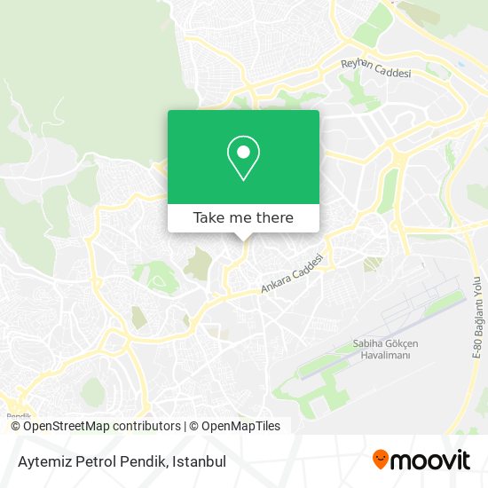 Aytemiz Petrol Pendik map