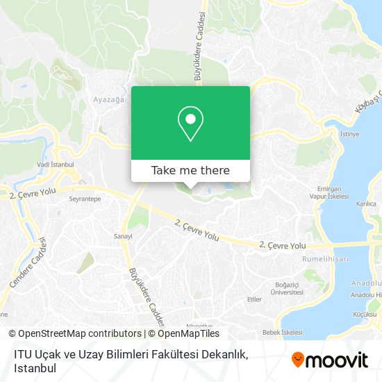 ITU Uçak ve Uzay Bilimleri Fakültesi Dekanlık map