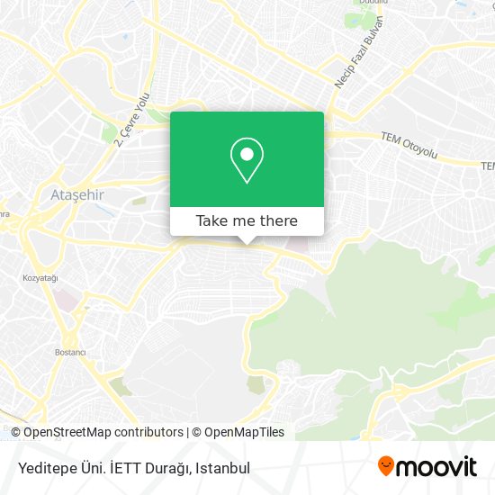 Yeditepe Üni. İETT Durağı map