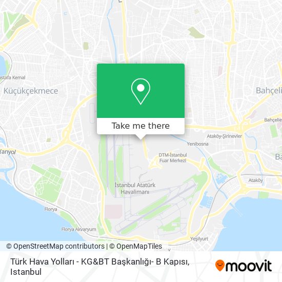 Türk Hava Yolları - KG&BT Başkanlığı- B Kapısı map