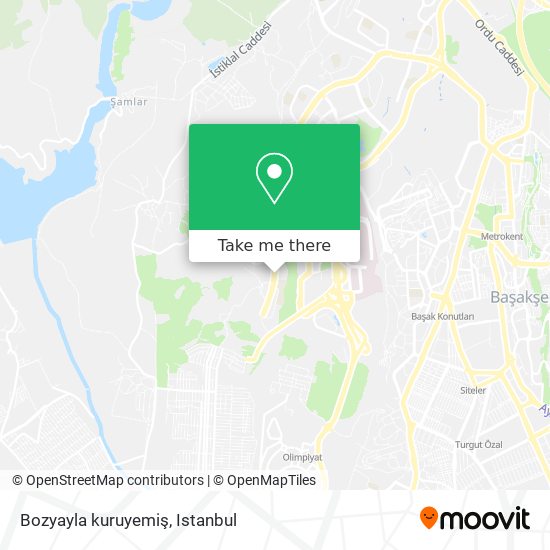 Bozyayla kuruyemiş map