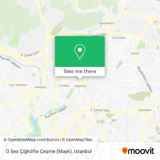 O Ses Çiğköfte Çeşme (Mayk) map