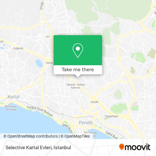 Selective Kartal Evleri map