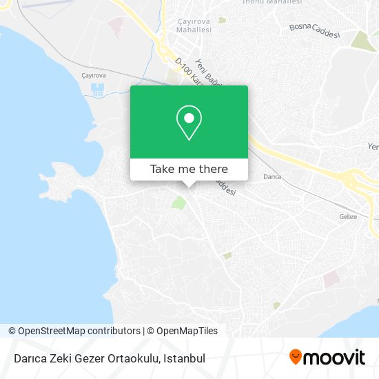 Darıca Zeki Gezer Ortaokulu map