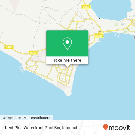 Kent Plus Waterfront Pool Bar map