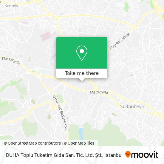 DUHA Toplu Tüketim Gıda San. Tic. Ltd. Şti. map