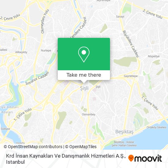 Krd İnsan Kaynakları Ve Danışmanlık Hizmetleri A.Ş. map