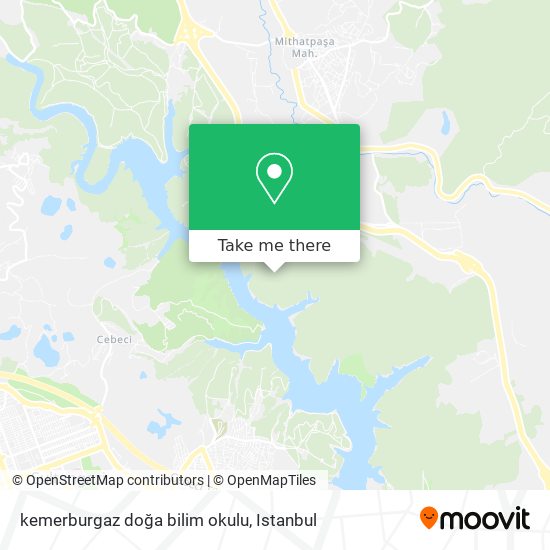 kemerburgaz doğa bilim okulu map
