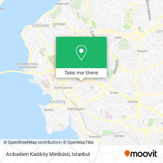 Acıbadem Kadıköy Minibüsü map